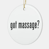 Massage got? keramik ornament (Links)