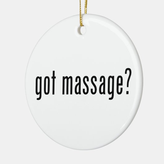 Massage got? keramik ornament (Links)