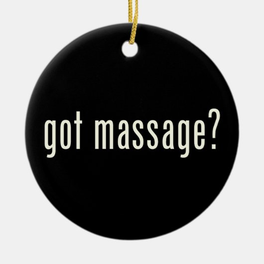 Massage got? keramikornament (Vorne)