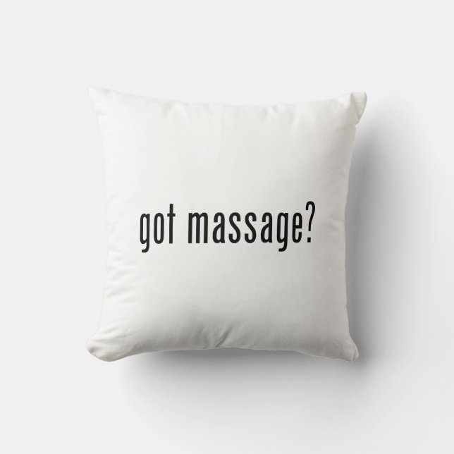 Massage got? kissen (Vorderseite)