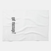 Massage got? küchentuch (Horizontal)