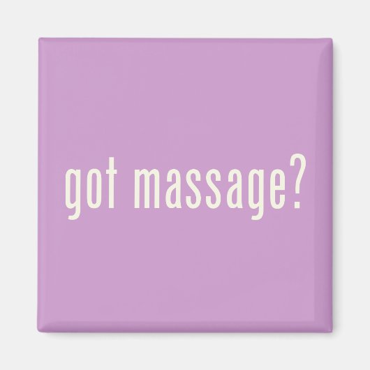 Massage got? magnet (Vorne)