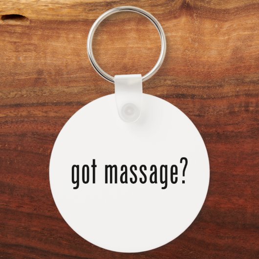 Massage got? schlüsselanhänger (Vorderseite)
