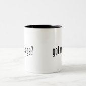 Massage got? zweifarbige tasse (Mittel)