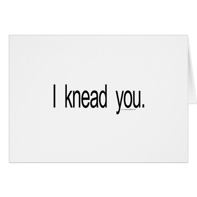 Massage - ich knete Sie (Vorderseite (Horizontal))