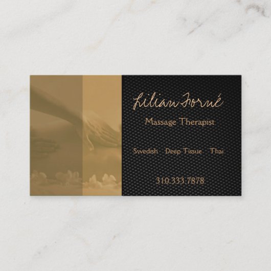 Massage II Visitenkarte (Vorderseite)