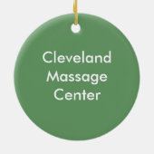 Massage im Gange Yin Yang Door Hanger Keramikornament (Hinten)