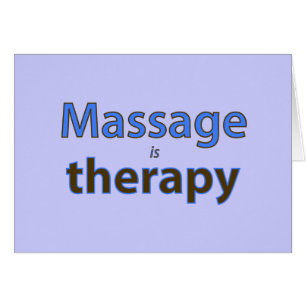 Massage ist Therapie
