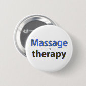 Massage ist Therapie Button (Vorne & Hinten)