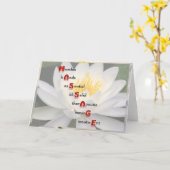 Massage Karte (Gelbe Blume)