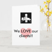 Massage-Kunden-Anerkennungs-Karte Karte (Gelbe Blume)