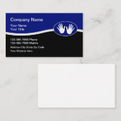 Massage Moderne Hände auf Visitenkarten Visitenkarte (Vorne/Hinten)