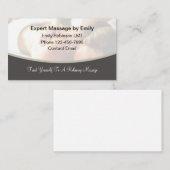 Massage Moderne Visitenkarten Visitenkarte (Vorne/Hinten)