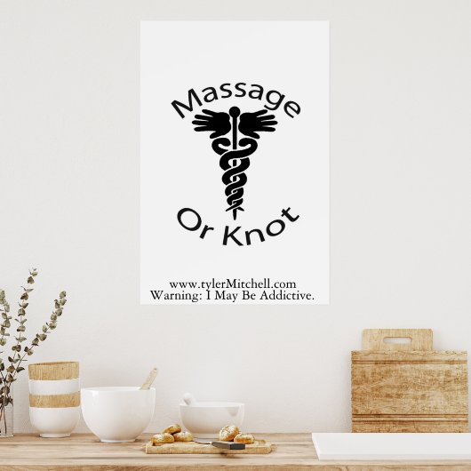 Massage oder Knot Poster (Küche)