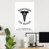 Massage oder Knot Poster (Heimbüro)