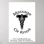 Massage oder Knot Poster (Vorne)