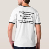 Massage oder Knoten T-Shirt (Rückseite)