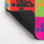 Massage-Pop-Kunst Mousepad (Ecke)