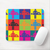 Massage-Pop-Kunst Mousepad (Mit Mouse)