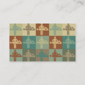 Massage-Pop-Kunst Visitenkarte (Rückseite)