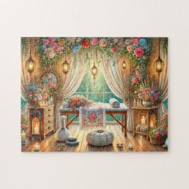 Massage-Retreat Bloom & Balance Spa-Gartenblick Puzzle