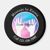 Massage Service Kundenmagnete Magnet (Vorne)