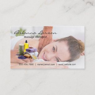 Massage-Spa Badesalze Öle Gesundheit Visitenkarte