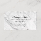 Massage Studio Visitenkarte (Rückseite)