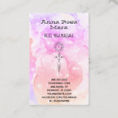 *~* Massage Sun Frau Mond Nirvana Yoga Reiki Visitenkarte (Rückseite)