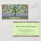 Massage-Therapeut-Baum des Lebens Visitenkarte (Vorne/Hinten)