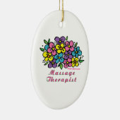 Massage-Therapeut-Blüte Keramikornament (Rechts)