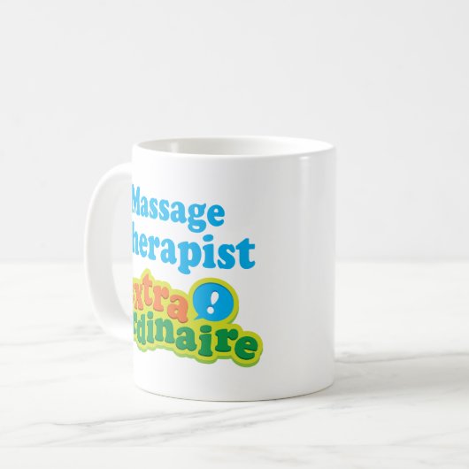 Massage-Therapeut-Extraordinaire Geschenk-Idee Kaffeetasse (Vorderseite Links)