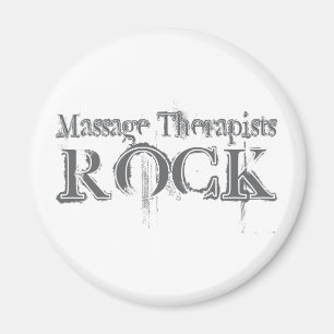 Massage-Therapeut-Felsen Magnet