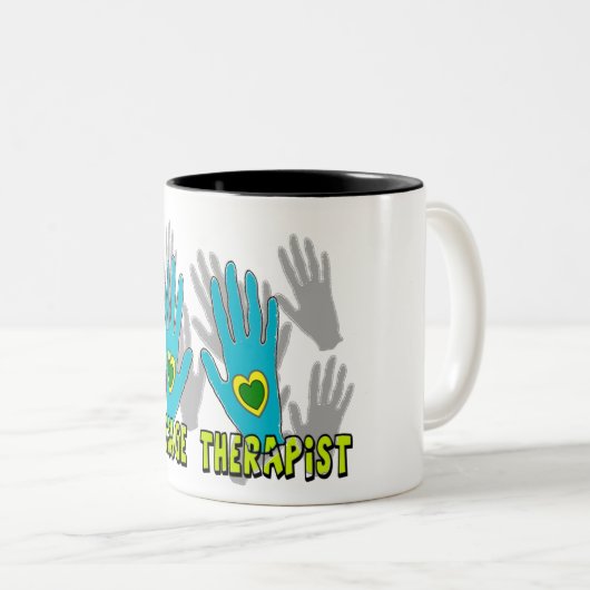Massage-Therapeut-Geschenke Zweifarbige Tasse (VorderseiteRechts)