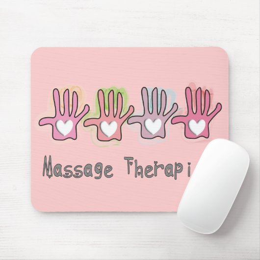 Massage-Therapeut-'Hand" Entwurfs-Geschenke Mousepad (Mit Mouse)