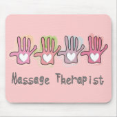 Massage-Therapeut-'Hand" Entwurfs-Geschenke Mousepad (Vorne)