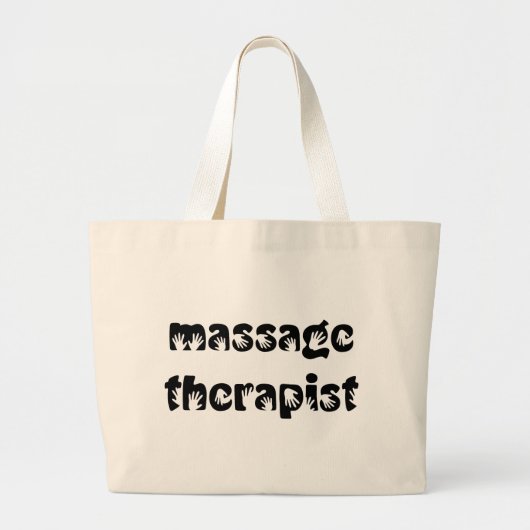 Massage-Therapeut-Handtasche Jumbo Stoffbeutel (Vorne)