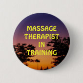 MASSAGE-THERAPEUT IM TRAINING BUTTON (Vorderseite)