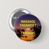 MASSAGE-THERAPEUT IM TRAINING BUTTON (Vorne & Hinten)