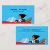 Massage-Therapeut-Karte 1 Visitenkarte (Vorne/Hinten)