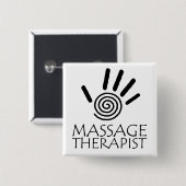 Massage-Therapeut-Knopf Button (Vorne & Hinten)