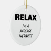 Massage-Therapeut (kundengerecht) Keramikornament (Rechts)