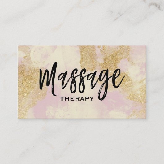 ** Massage-Therapeut-modischer Visitenkarte (Vorderseite)