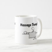 Massage-Therapeut-Stock-Person Kaffeetasse (VorderseiteRechts)