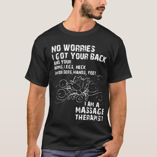 MASSAGE-THERAPEUT T-Shirt (Vorderseite)
