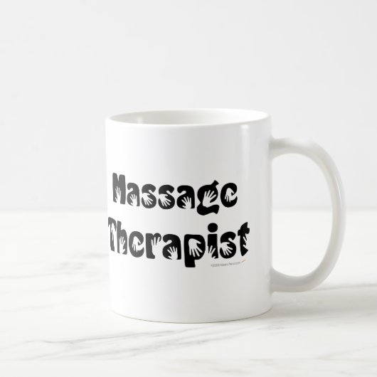 Massage-Therapeut-Tasse Kaffeetasse (Rechts)