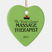 Massage-Therapeut-Verzierung Keramik Ornament (Rechts)