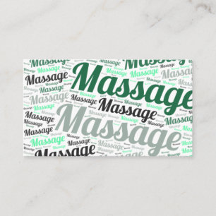 Massage-Therapeut Visitenkarte