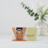 Massage-Therapeut-Visitenkarte Visitenkarte (Stehend Vorderseite)