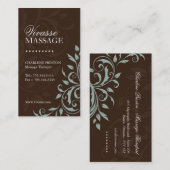 Massage-Therapeut-Visitenkarte Visitenkarte (Vorne/Hinten)